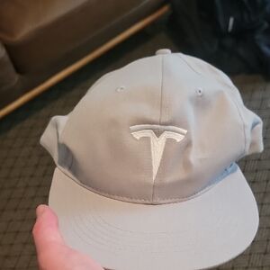 Gray Tesla Baseball Cap
